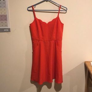 Crissie Scallop Detail Dress